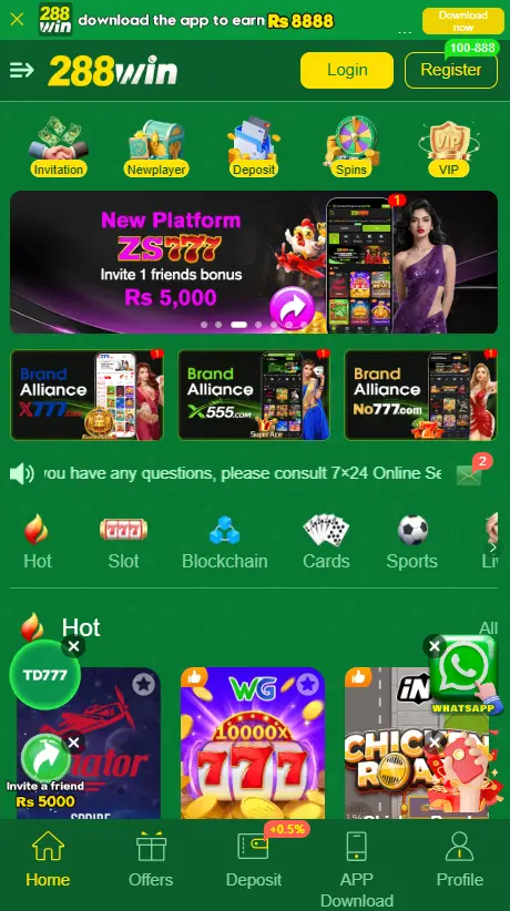 288Win Game interface