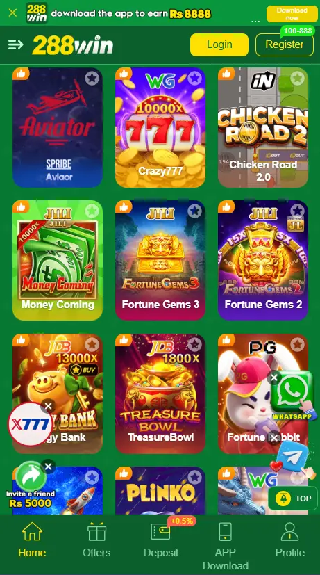 games in 288Win Game