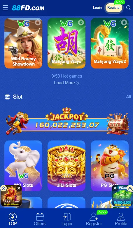 available games in 88FD Game