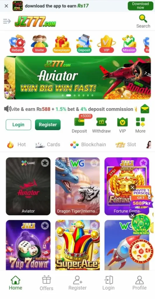 JZ777 Game Interface