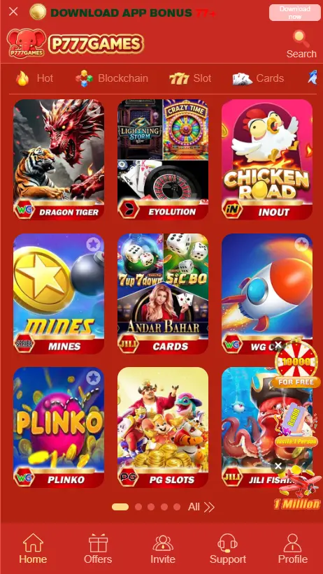 Games in P777 Game
