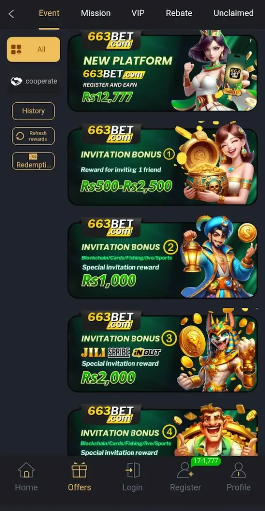 663bet game rewards and bonuses