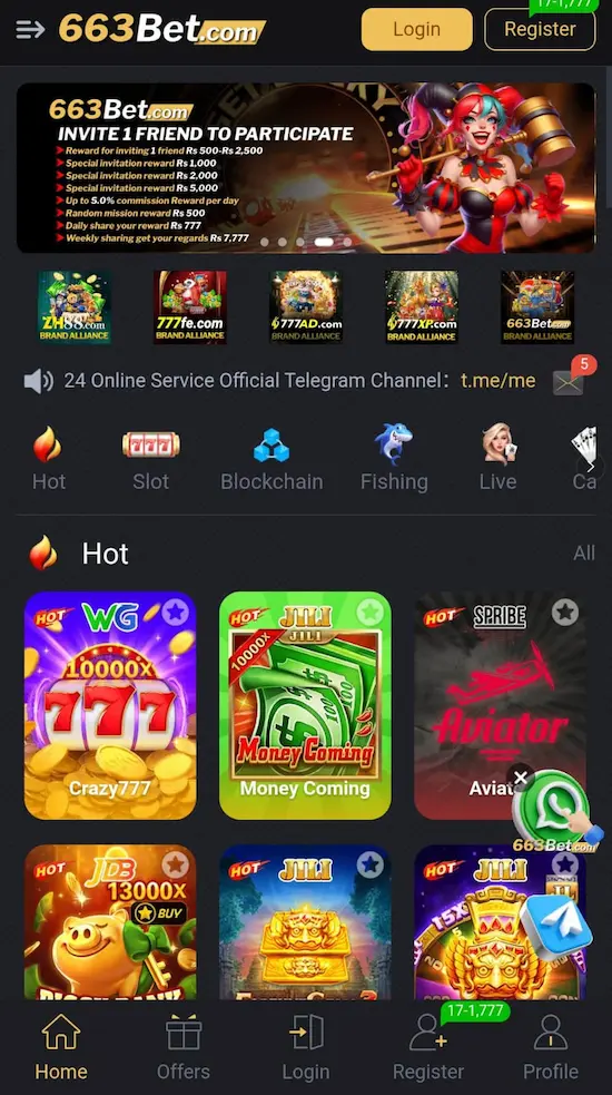 663bet game interface