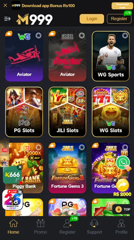 Popular Games in M999 Game